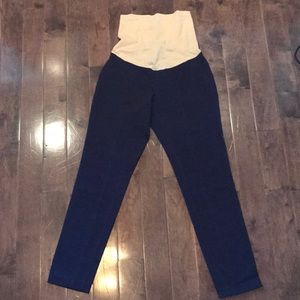 Motherhood Maternity Navy Skinny Ankle Pants
